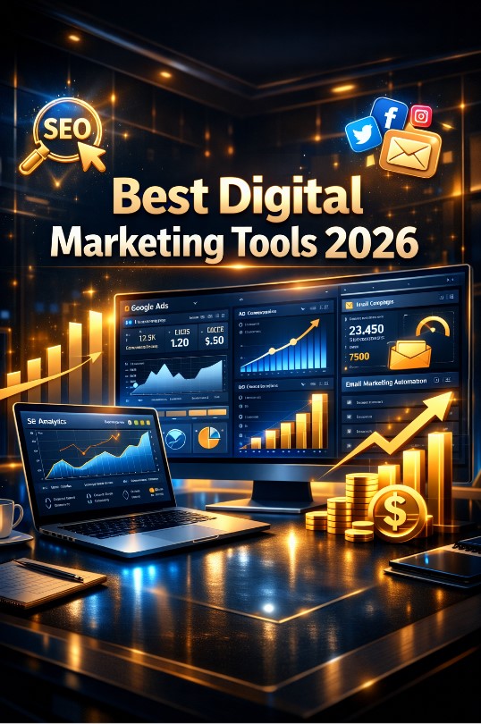 Best Digital Marketing Tools List (2026 Updated) Complete Professional Guide