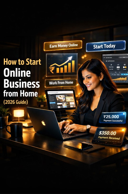 how to start online business from home 2026 earn money online work from home