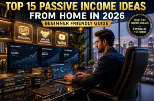 Top 15 Passive Income Ideas from Home in 2026 (Beginner Friendly Guide)