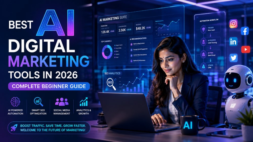 Best AI Digital Marketing Tools in 2026 Complete Beginner Guide