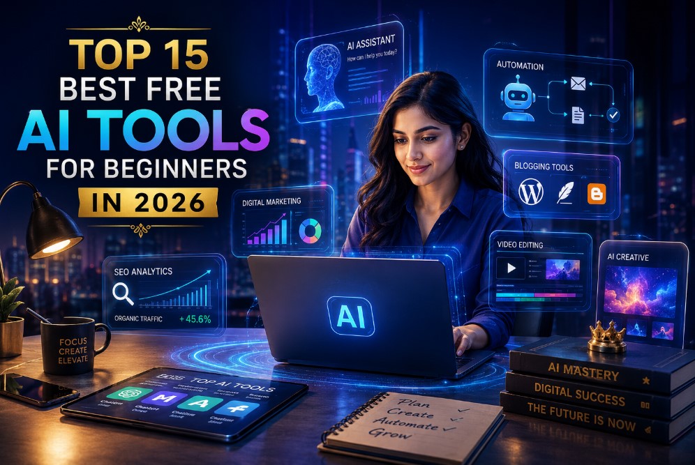 Best Free AI Tools for Beginners 2026 featured image