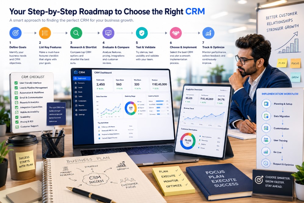 Step by step guide to choose best CRM software