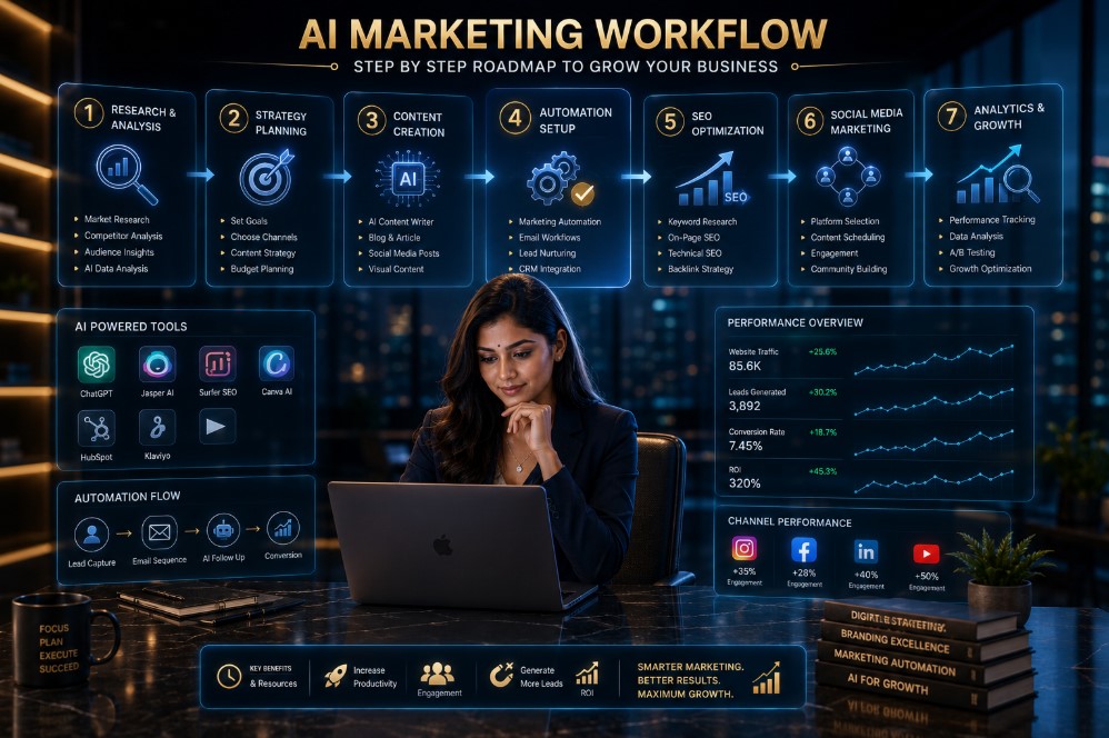Step by Step Guide for AI Digital Marketing Tools