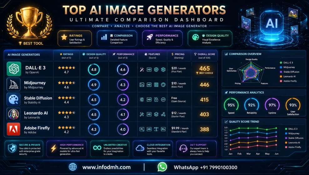 Top AI Image Generators Comparison 2026