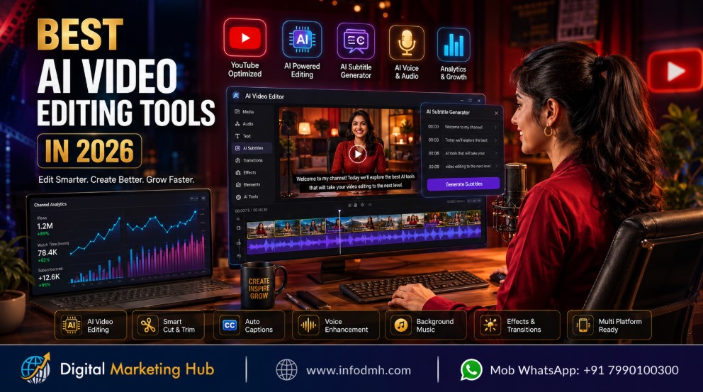 Best AI Video Editing Tools for YouTube Creators