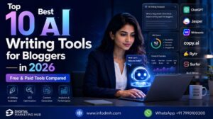 Top 10 Best AI Writing Tools for Bloggers in 2026 (Free & Paid)