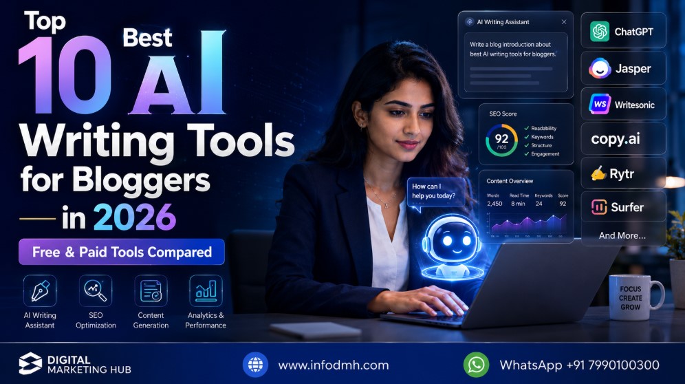 Best AI Writing Tools for Bloggers 2026 comparison guide