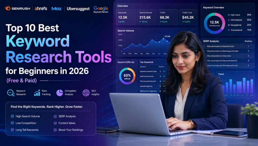 Top 10 Best Keyword Research Tools for Beginners in 2026