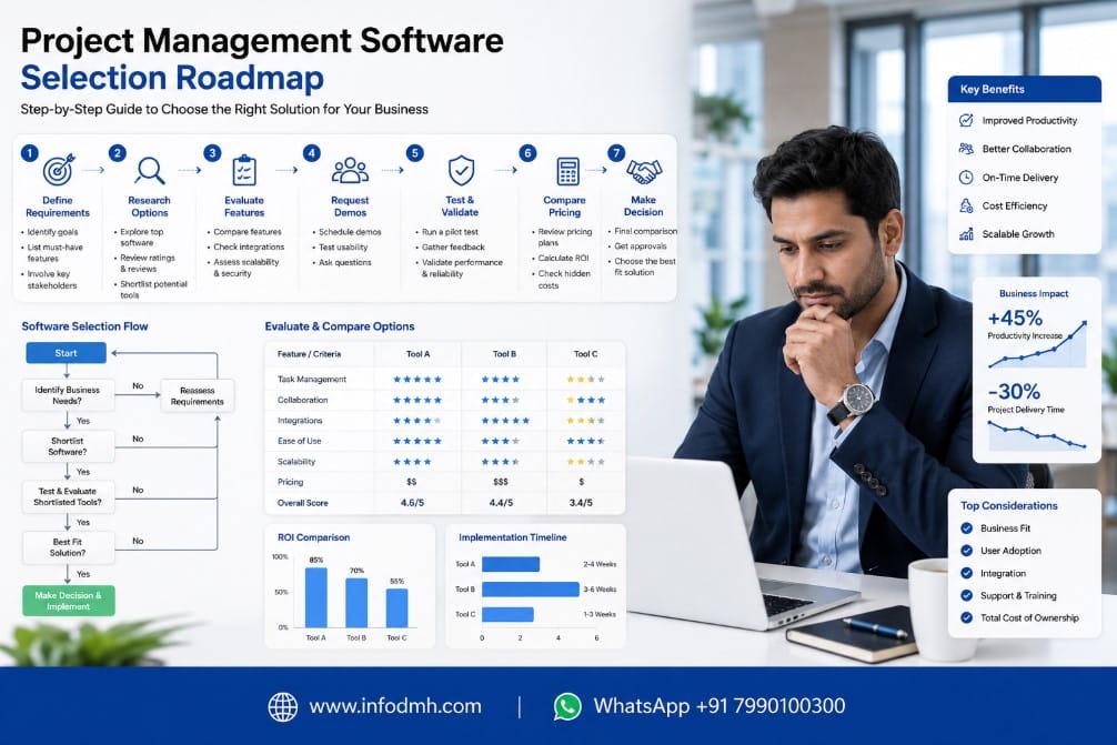 Step by step guide to selecting project management software