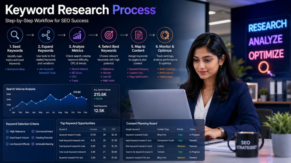 Step by Step Keyword Research Guide for Beginners