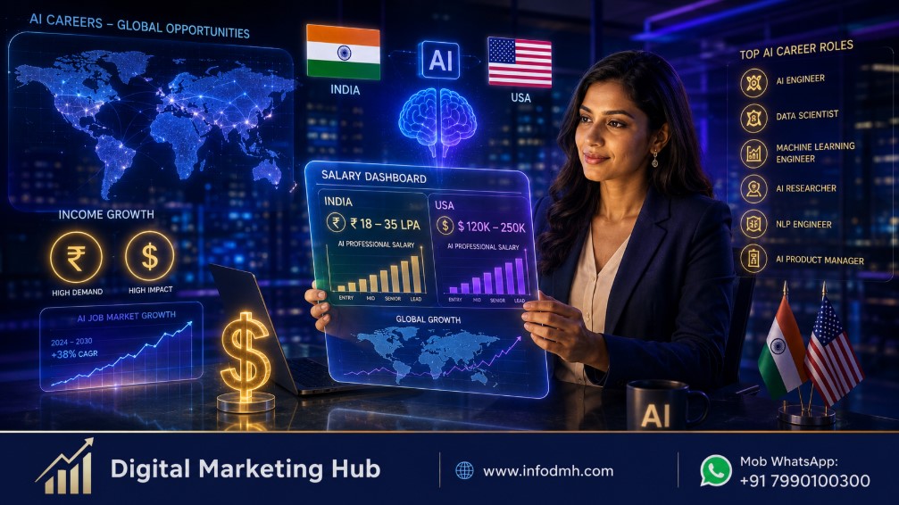 Prompt Engineer salary in India and worldwide with AI career growth
