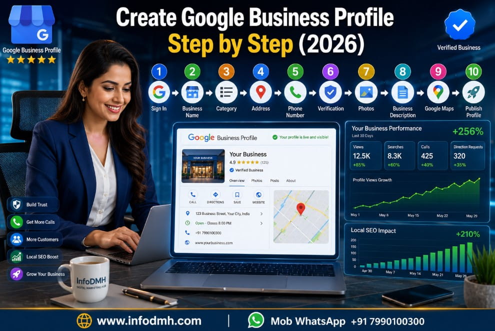 Google Business Profile step by step setup guide 2026