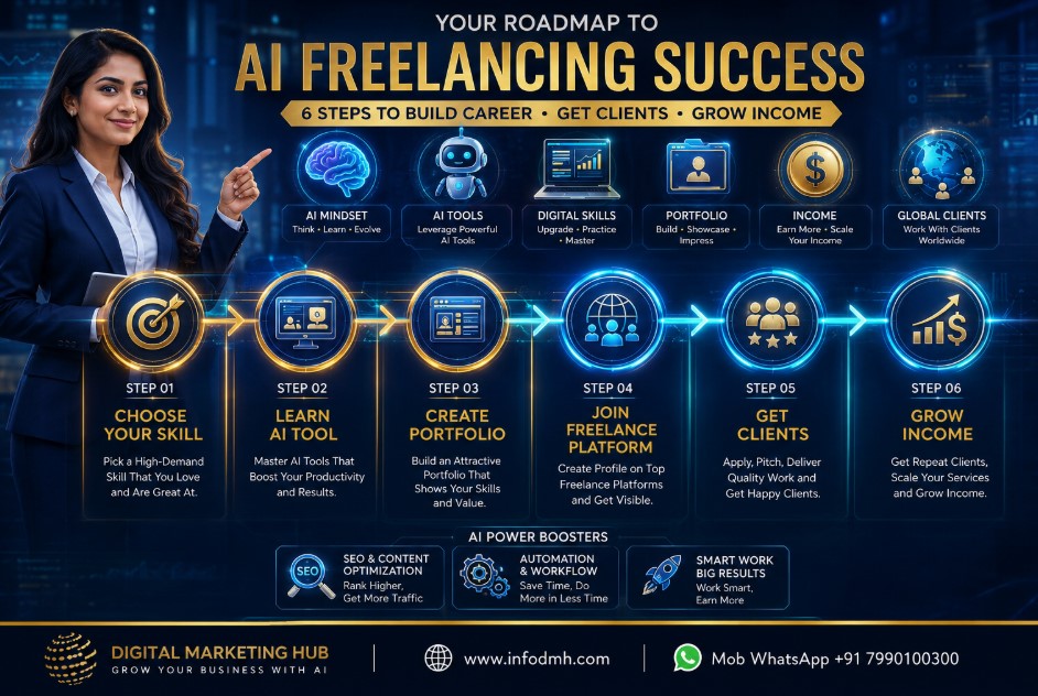 Step by Step Guide to Start Freelancing with AI Tools