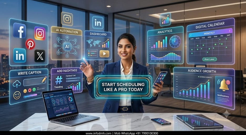 Start scheduling social media posts like a pro with AI tools