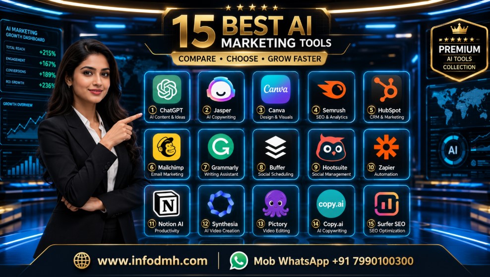 Top 15 Best AI Marketing Tools in 2026 Comparison